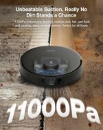 قدرت مکش بی‌رقیب 11,000Pa جاروی رباتیک DEEBOT T30S PRO